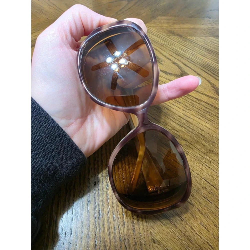 Chelsea Morgan Suns CMS 1009 YG Brown Tortoise Oversized Sunglasses